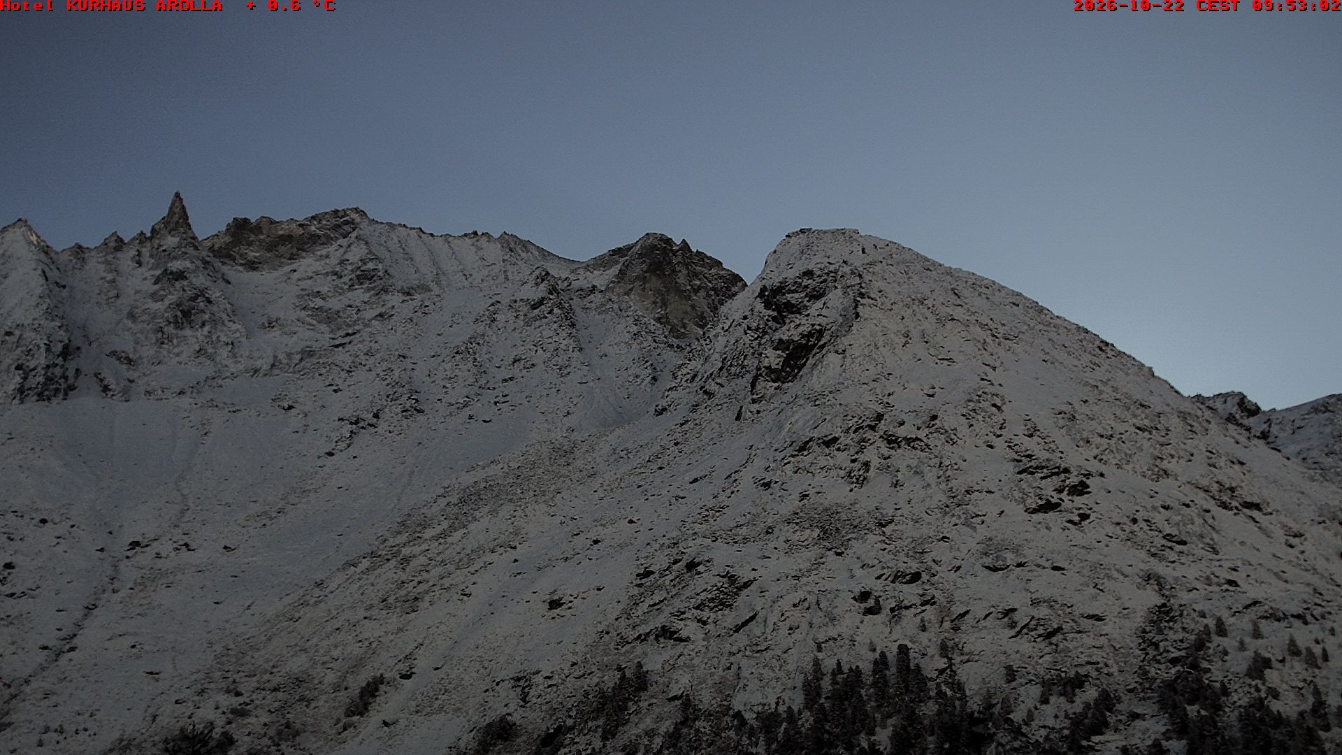 Evolène › Osten: Grand Hotel And Kurhaus - Valais, Suisse: Aiguille de la Tza, Douves Blanches, Maya