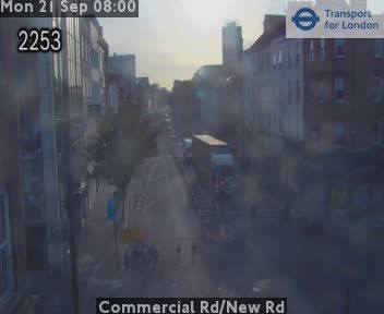 Traffic Cam London: Commercial Rd/New Rd