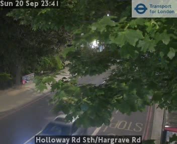 Traffic Cam North Cheam: Holloway Rd Sth/Hargrave Rd
