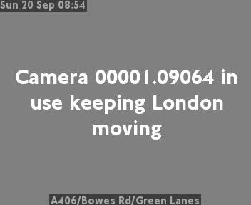 Traffic Cam London Borough of Haringey: A406/Bowes Rd/Green Lanes