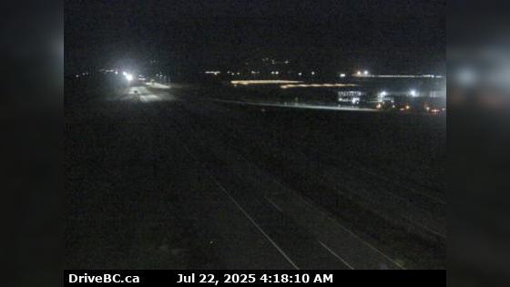 Chilliwack › East: Hwy 1 at Prest Rd in - looking east