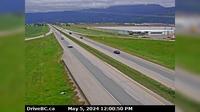 Chilliwack › East: Hwy 1 at Prest Rd in - looking east - Day time