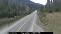 Regional District of Fraser-Fort George › West: Hwy , about  m east of the Slim Creek Rest Area, looking west - Day time