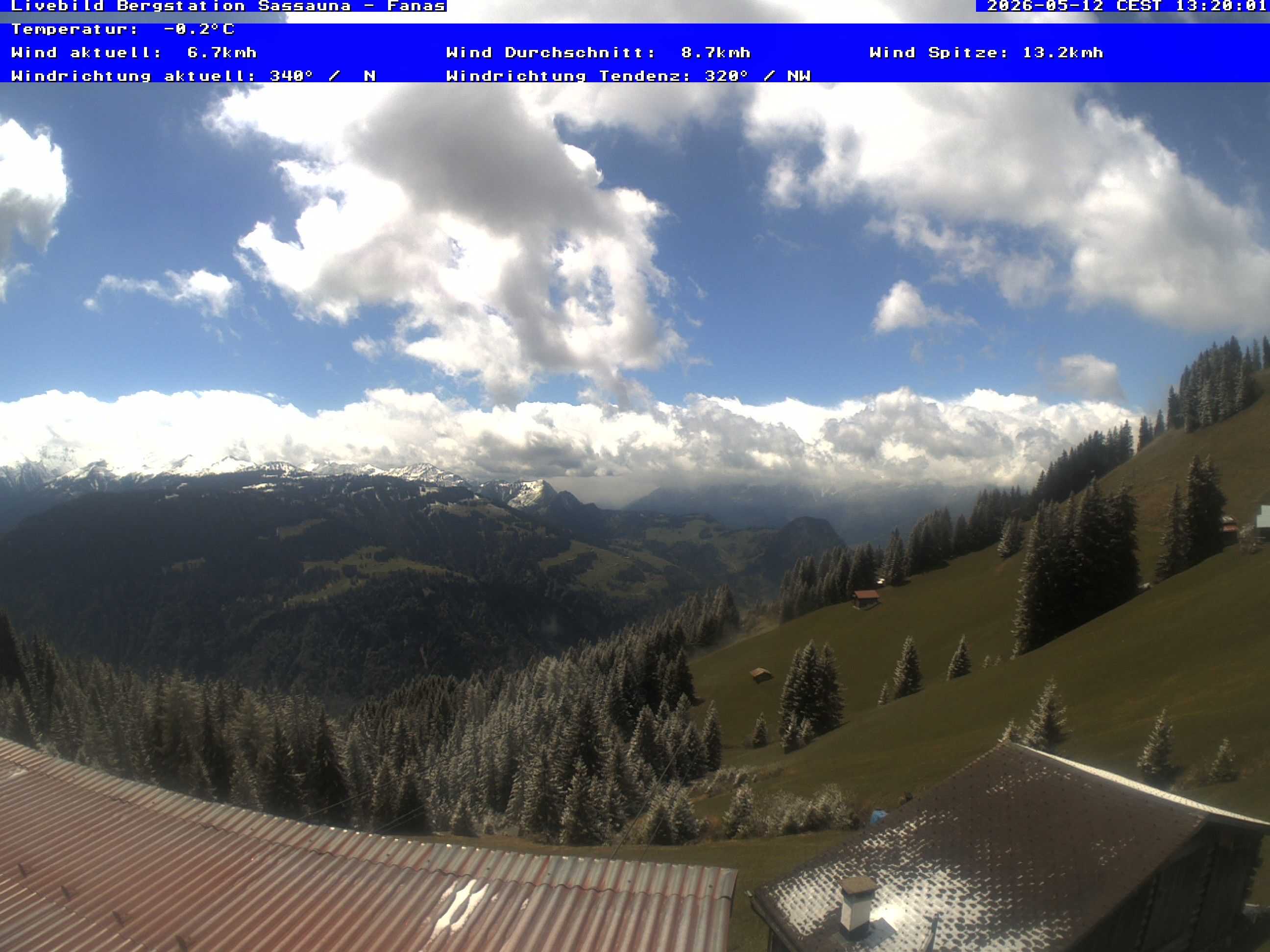 Grüsch › Südwesten: Fanas Seilbahn, Bergstation - Bergrestaurant Sassauna
