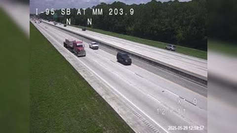 Traffic Cam Canaveral Acres: I-95 @ MM 203.9 SB