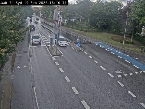 Traffic Cam Haveforeningen Lindbjerg › South: Rute 170 Nørreskovv. S