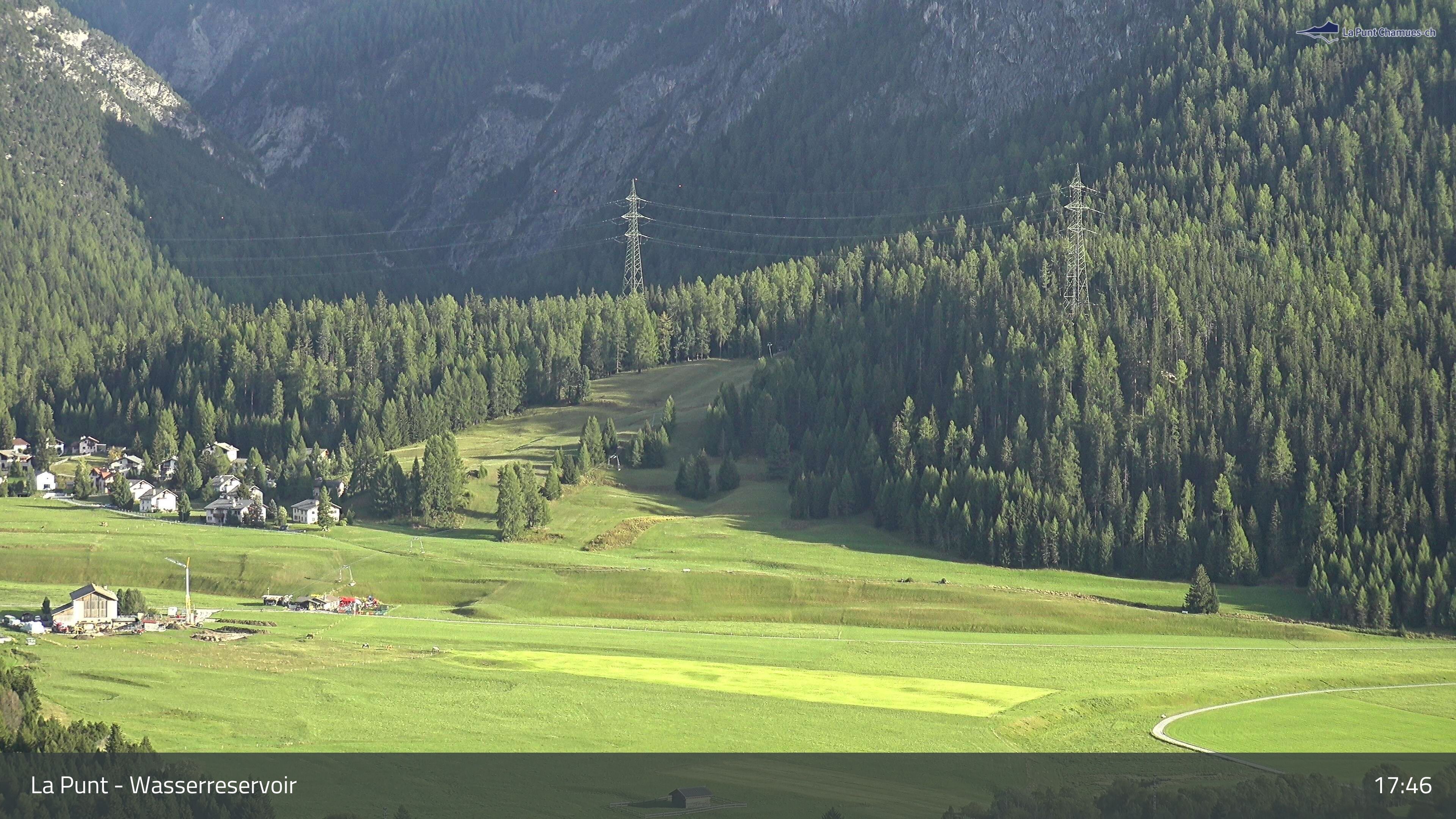 La Punt Chamues-ch: La Punt: Wasserreservoir - Müsella