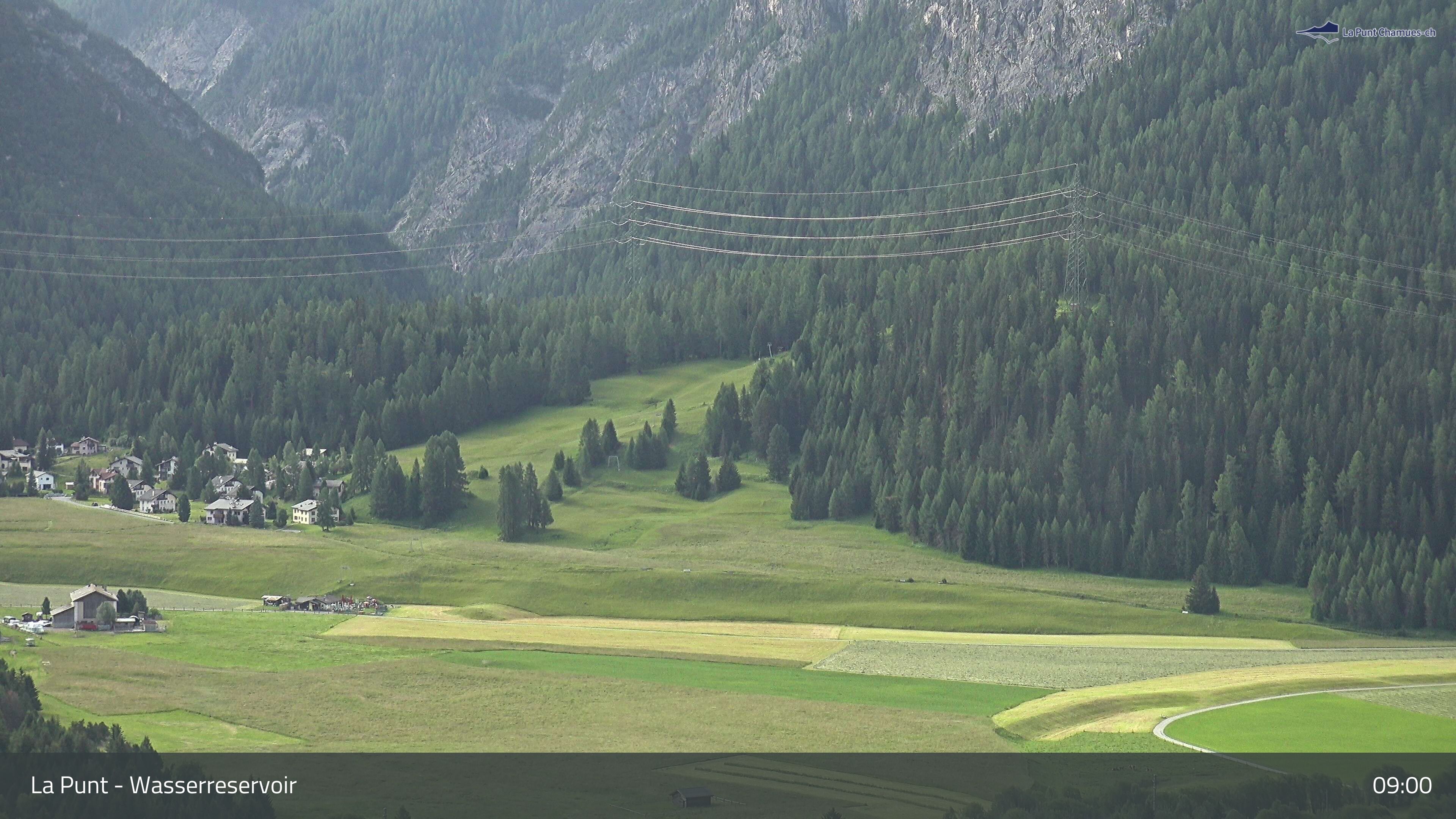 La Punt Chamues-ch: La Punt: Wasserreservoir - Müsella