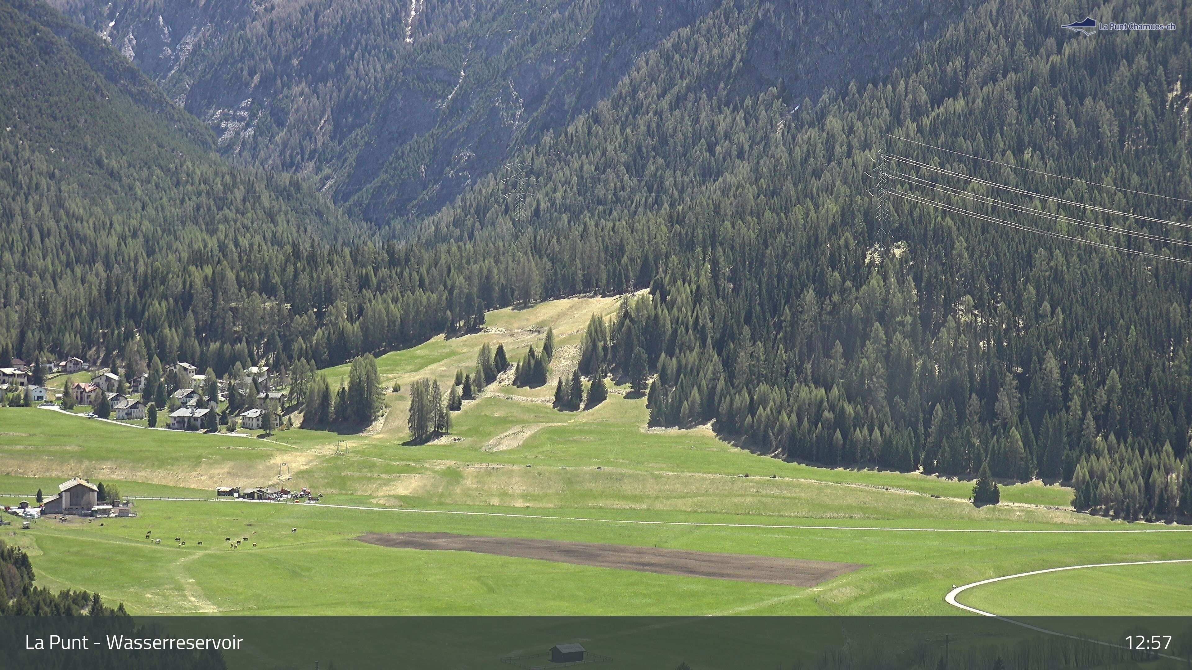 La Punt Chamues-ch: La Punt: Wasserreservoir - Müsella
