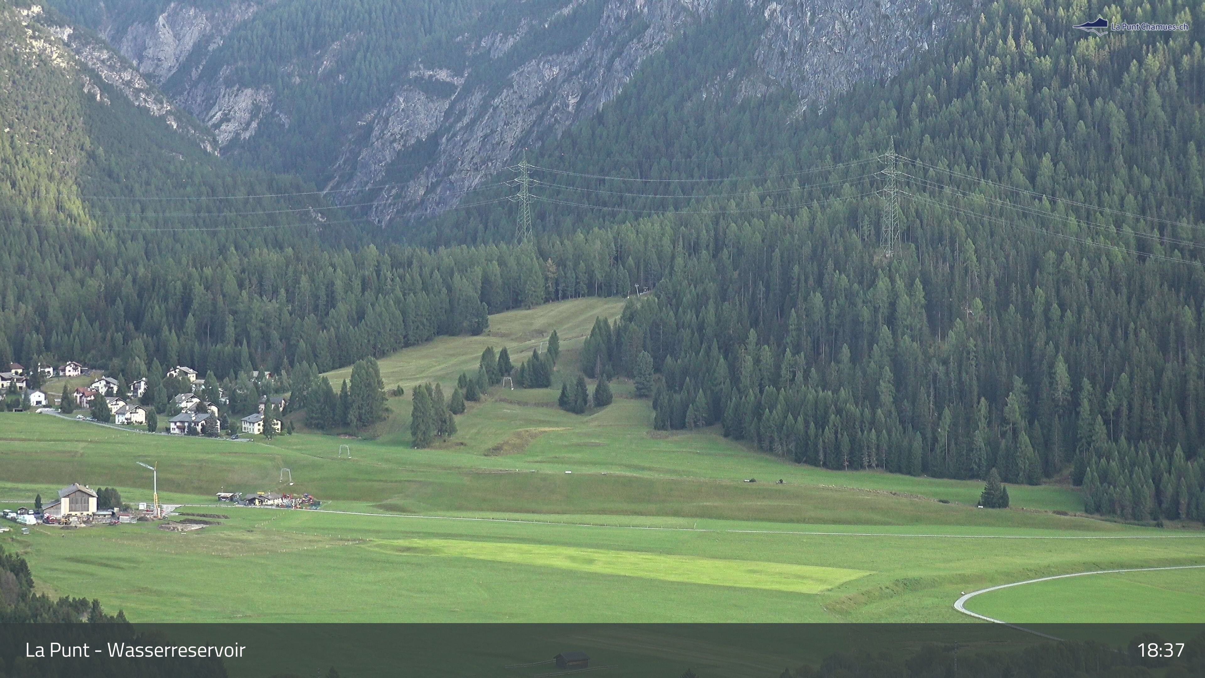La Punt Chamues-ch: La Punt: Wasserreservoir - Müsella