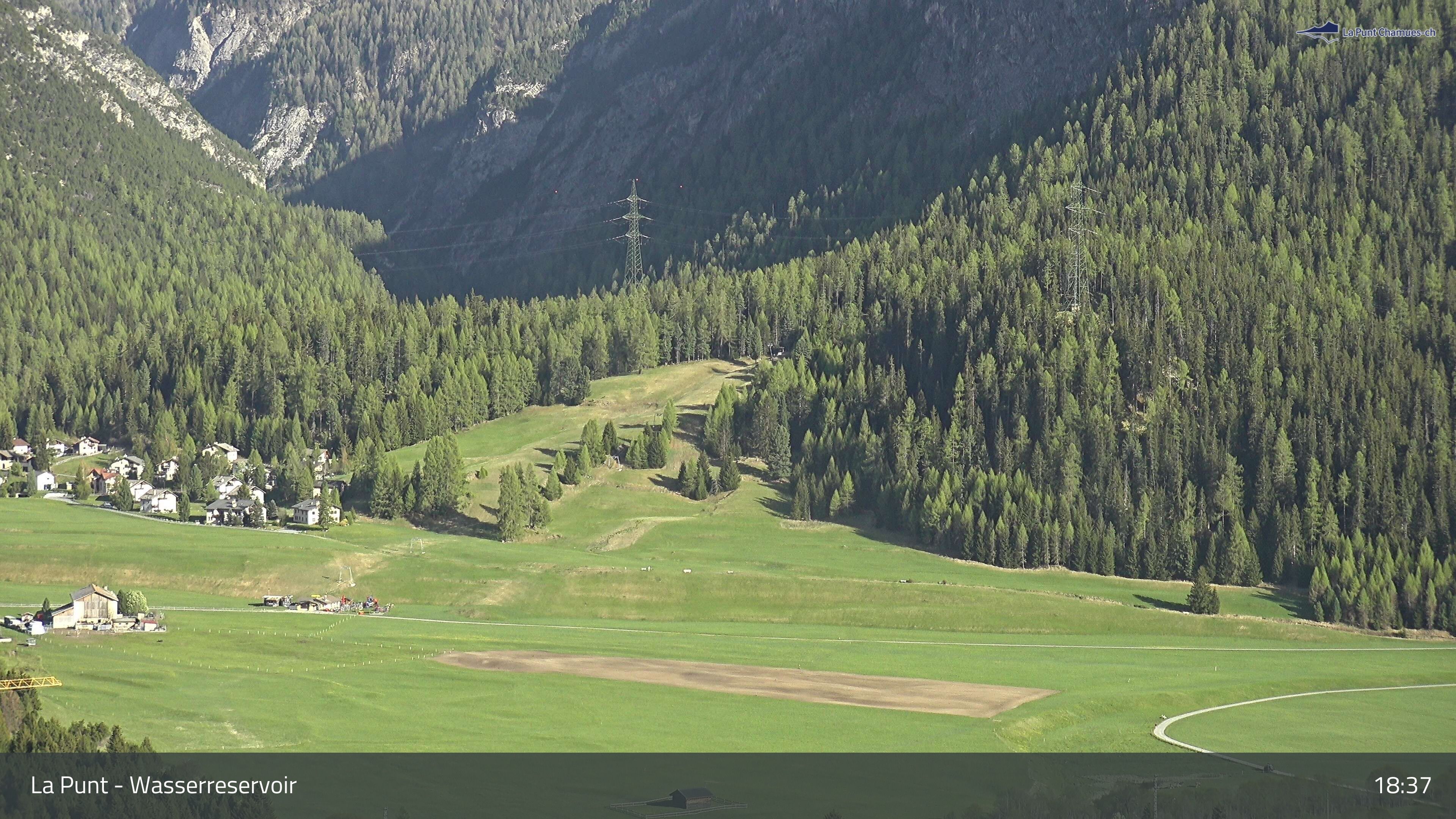La Punt Chamues-ch: La Punt: Wasserreservoir - Müsella