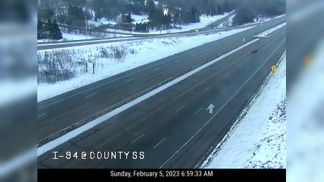 Traffic Cam Mitchell West: I-94 at County SS