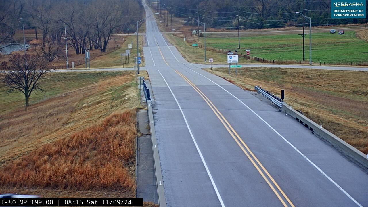 Traffic Cam Brady › South: I-80: I80 at - exit: South