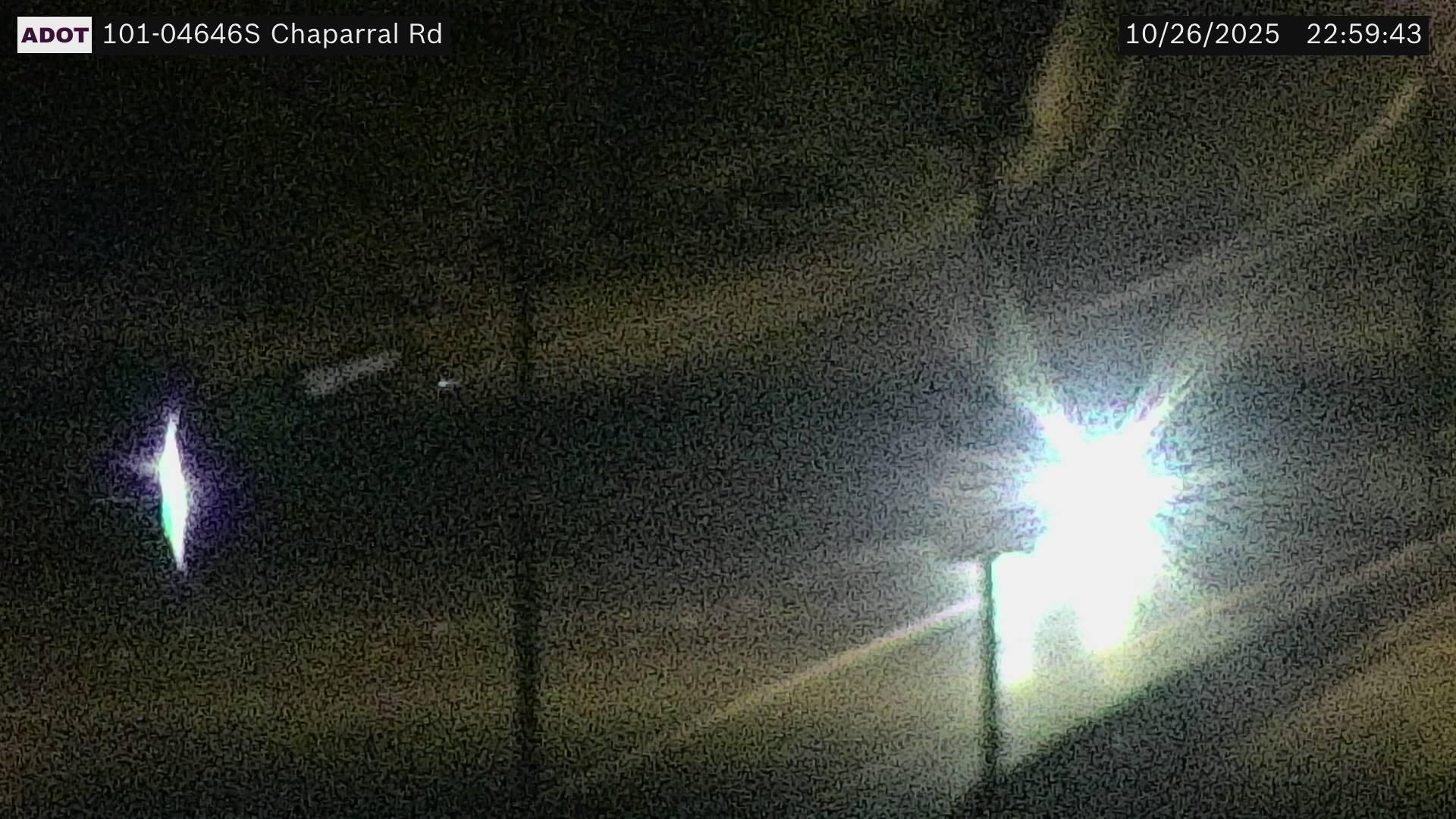 Traffic Cam Scottsdale › South: SR-101 SB 46.40 @Chaparral Rd