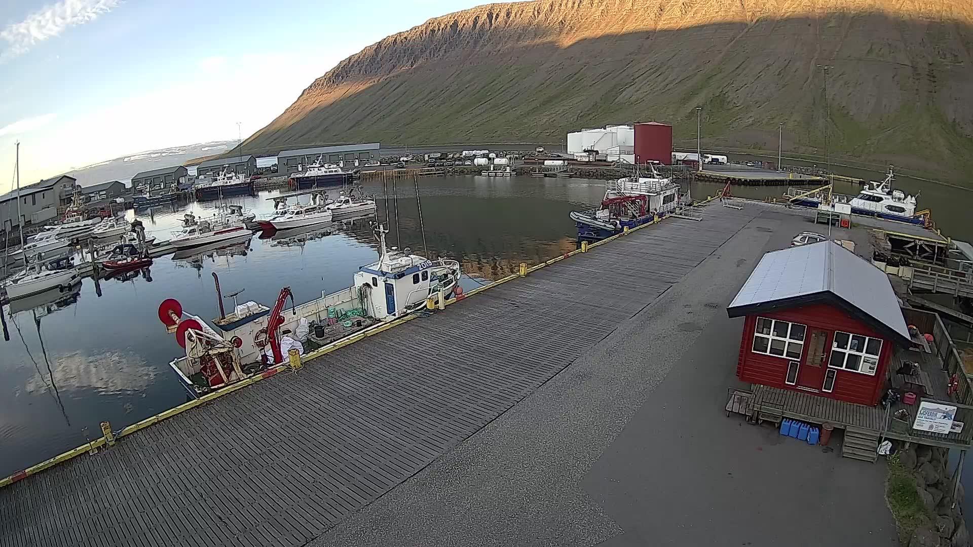 Isafjordhur harbor Webcam