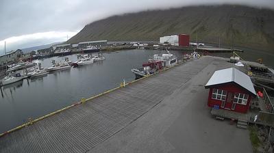 Isafjordhur harbor webcam