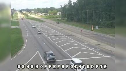 Traffic Cam Hattiesburg: US 49 at Peps Point Rd