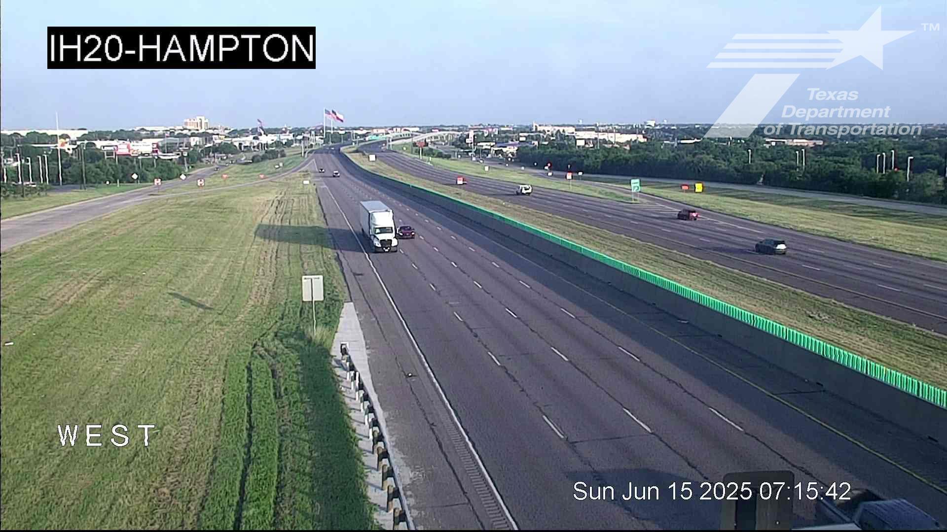 Traffic Cam Dallas › East: I-20 @ Hampton