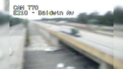 Traffic Cam Arcadia › East: Camera 770 :: E210 - BALDWIN AVE: PM 31.15