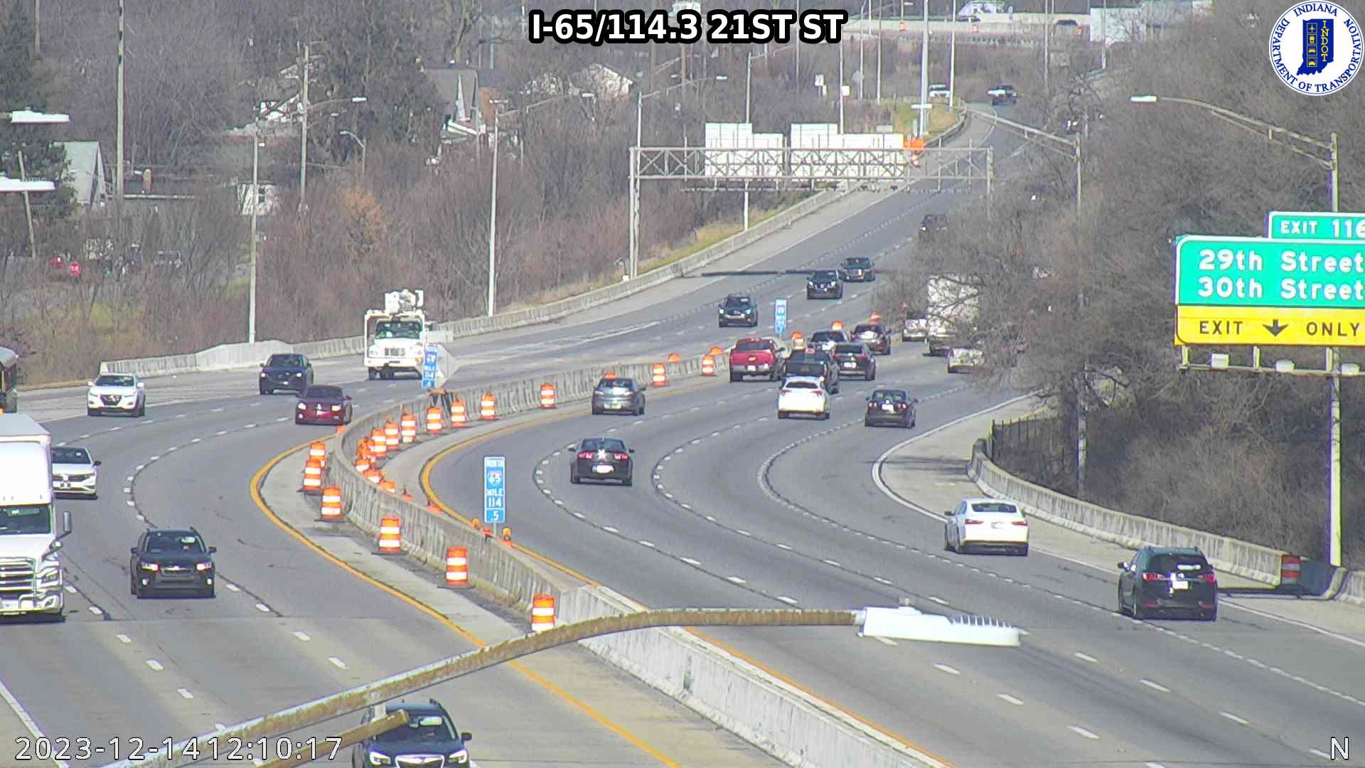 Traffic Cam Meridian Highlands: I-65: I-65/114.3 21ST ST