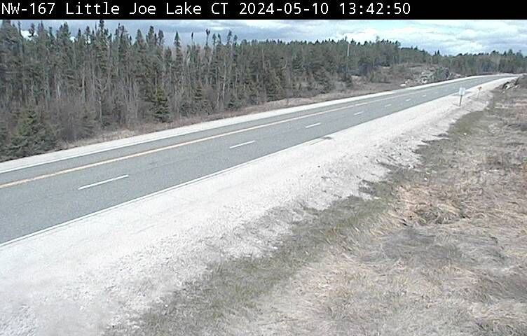 Traffic Cam Unorganized Kenora District: Highway 17 near Little Joe Lake