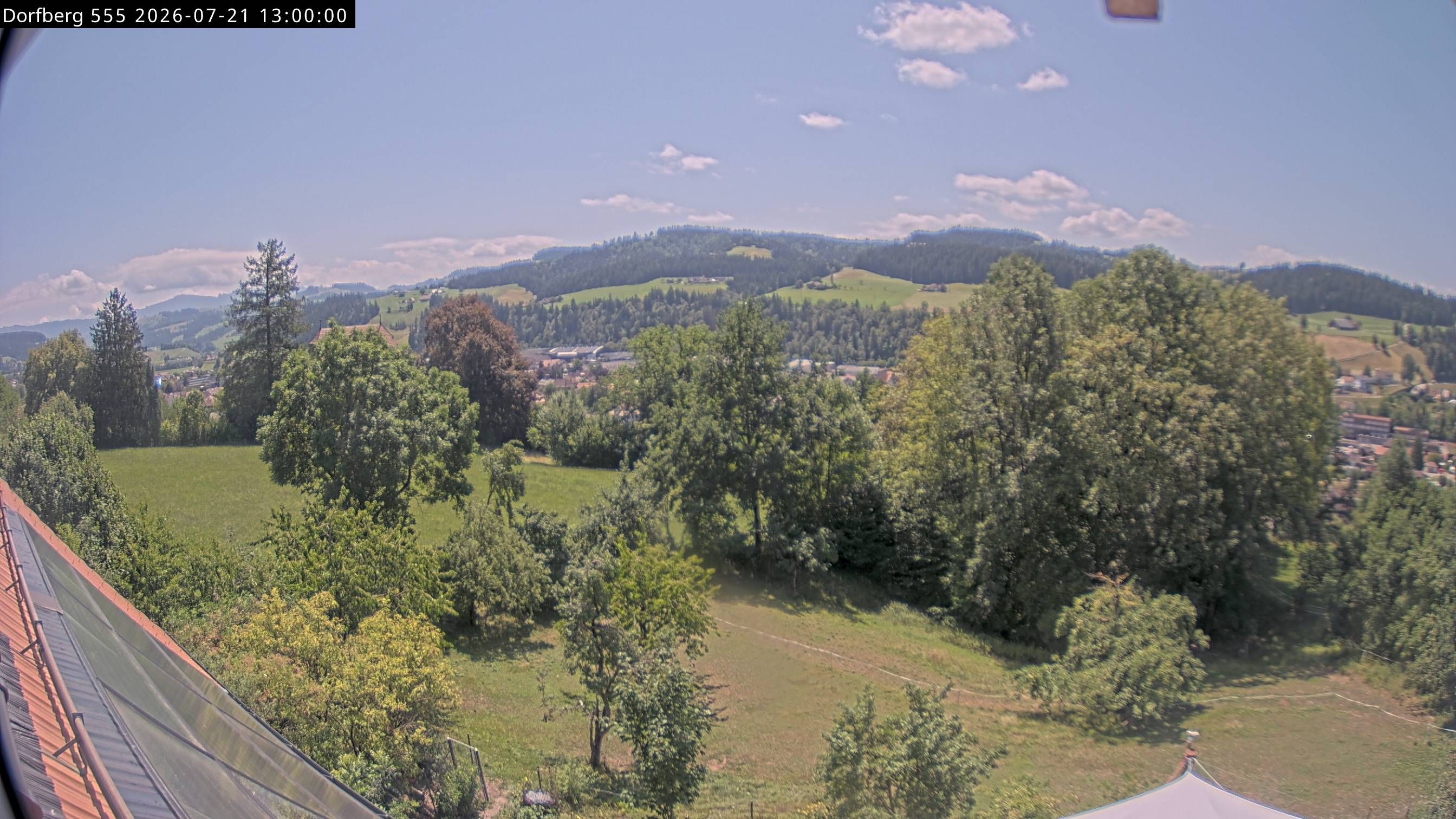 Langnau im Emmental › Südwesten: Aussicht vom Dorfberg in Langnau