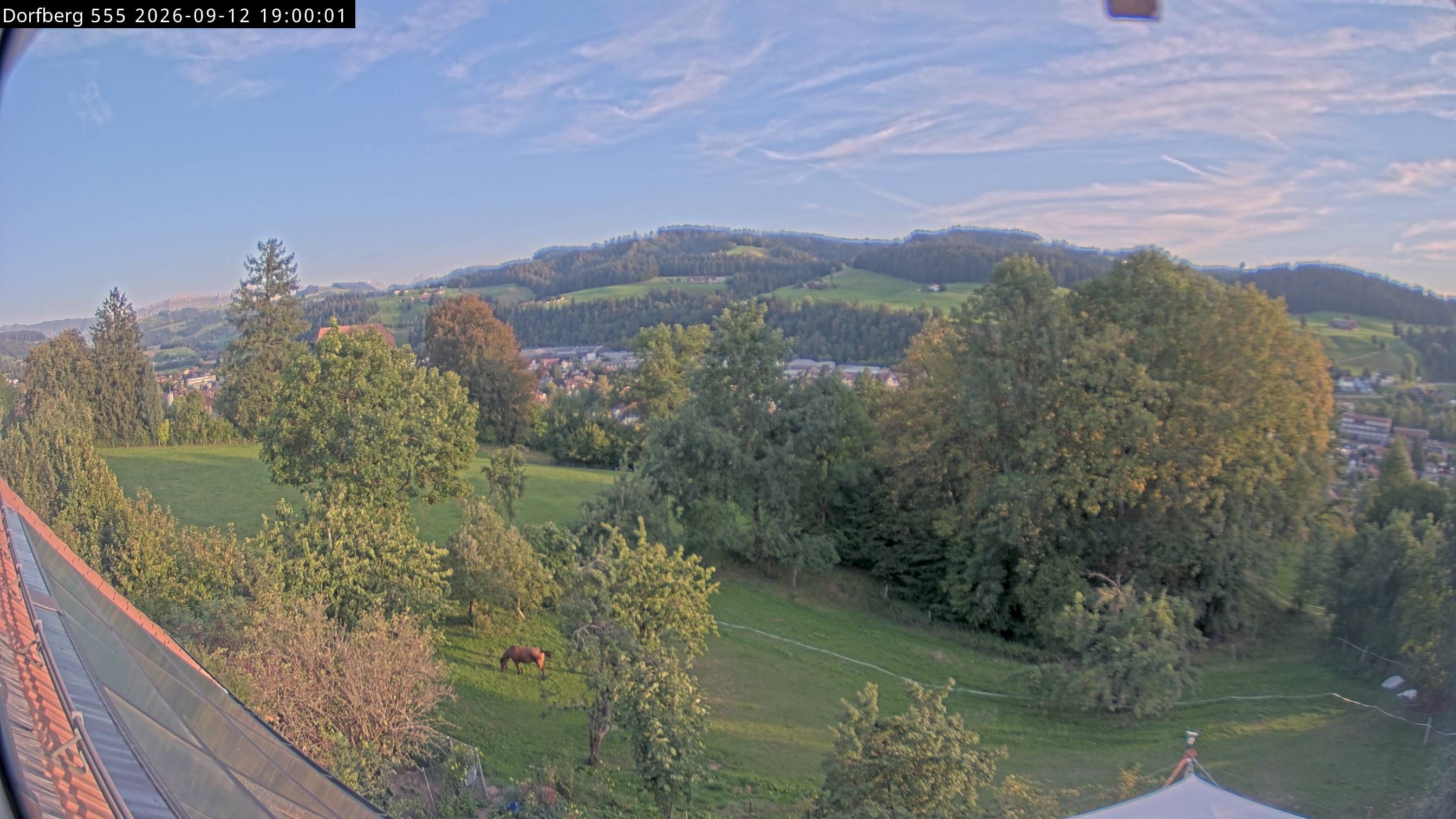 Langnau im Emmental › Südwesten: Aussicht vom Dorfberg in Langnau
