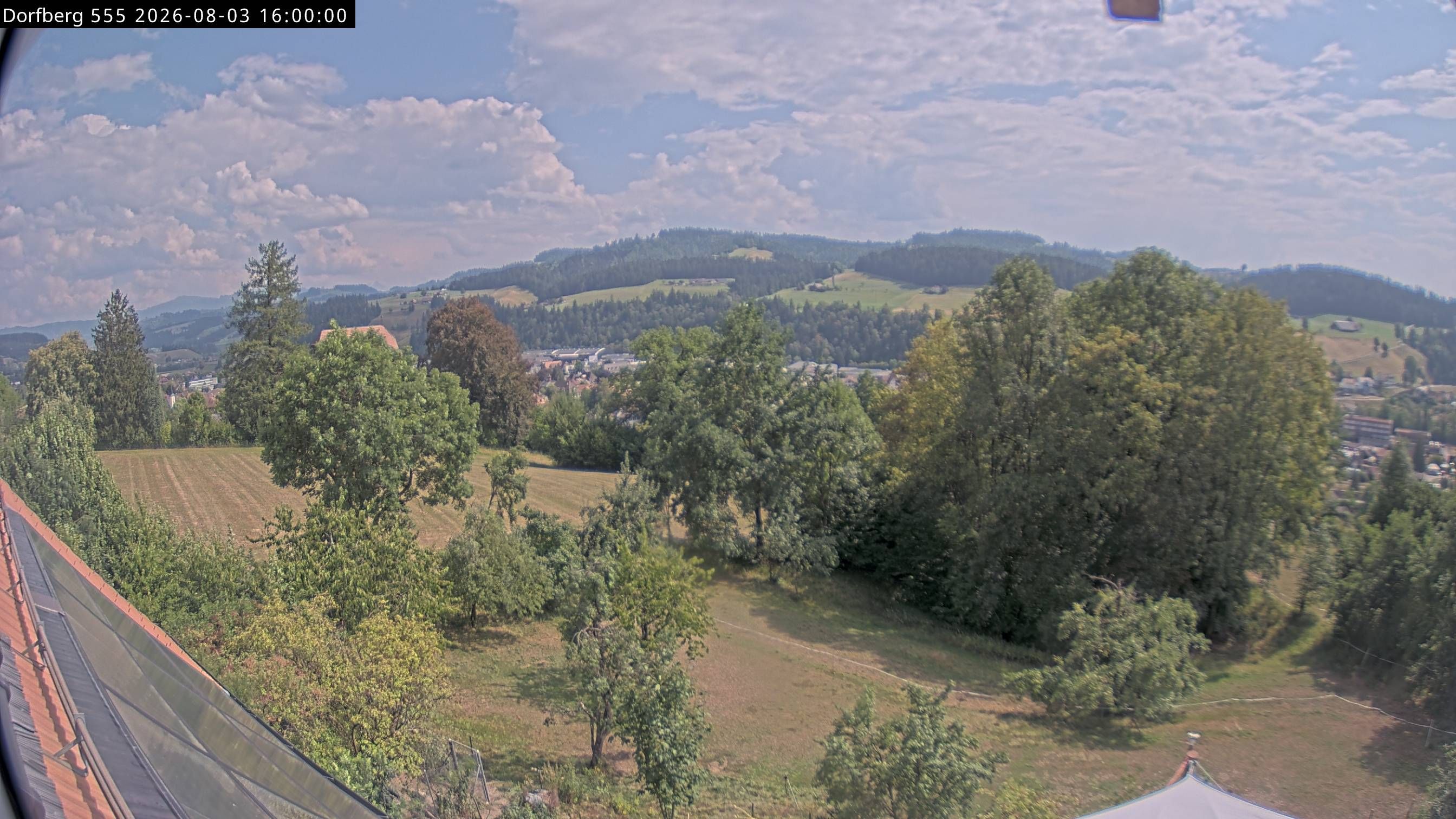Langnau im Emmental › Südwesten: Aussicht vom Dorfberg in Langnau
