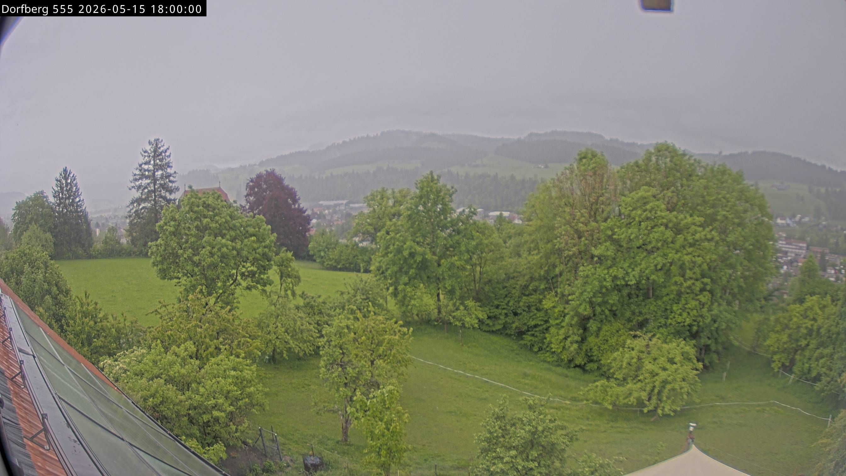 Langnau im Emmental: Aussicht vom Dorfberg in Langnau