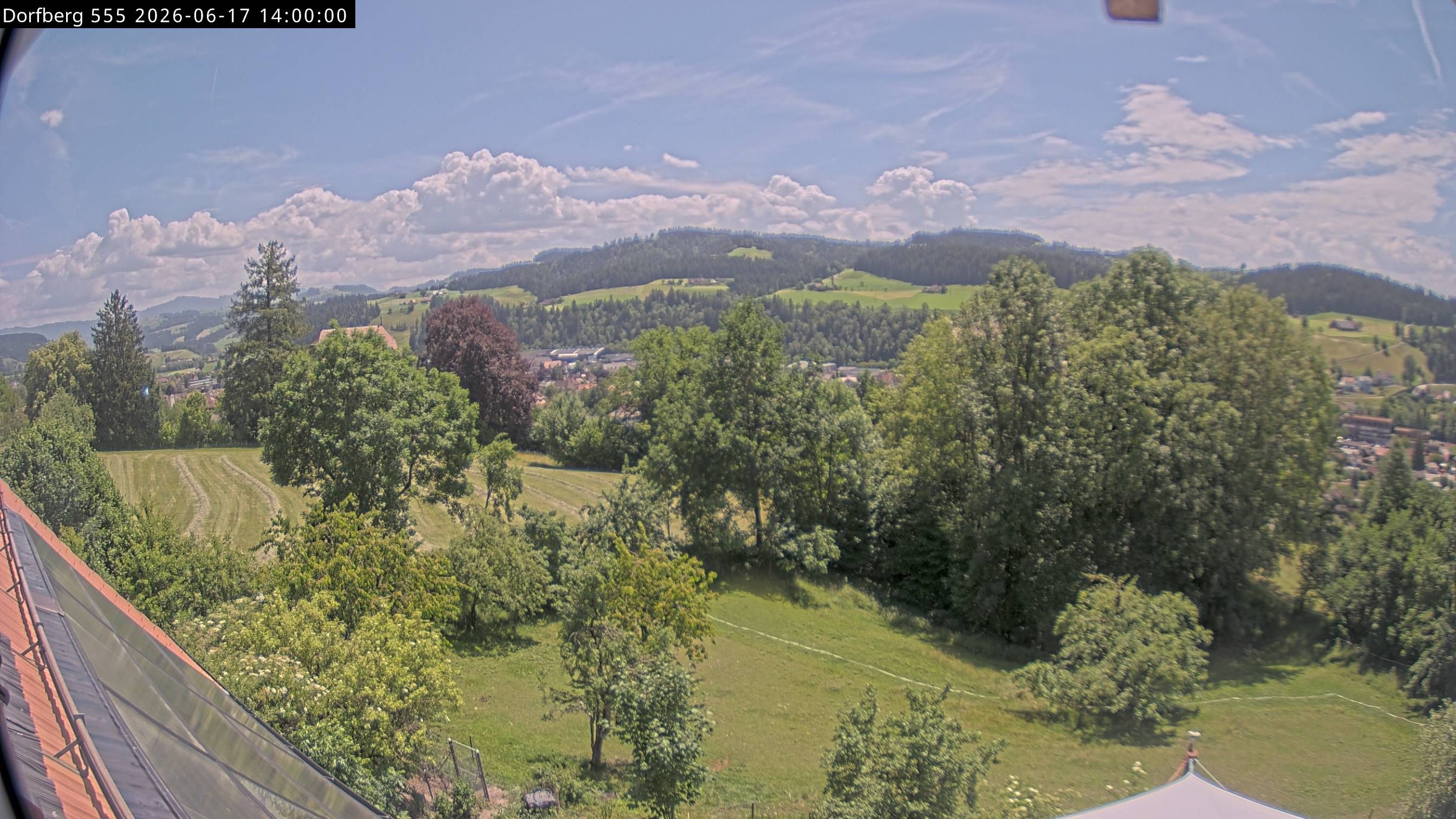 Langnau im Emmental › Südwesten: Aussicht vom Dorfberg in Langnau