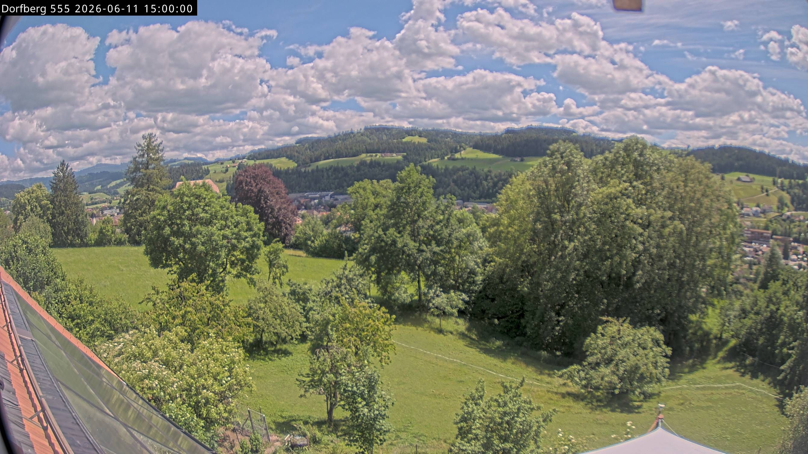 Langnau im Emmental › Südwesten: Aussicht vom Dorfberg in Langnau