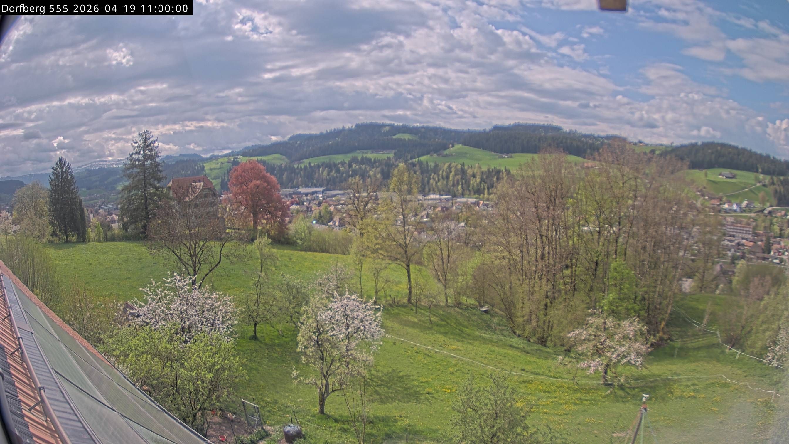 Langnau im Emmental: Aussicht vom Dorfberg in Langnau