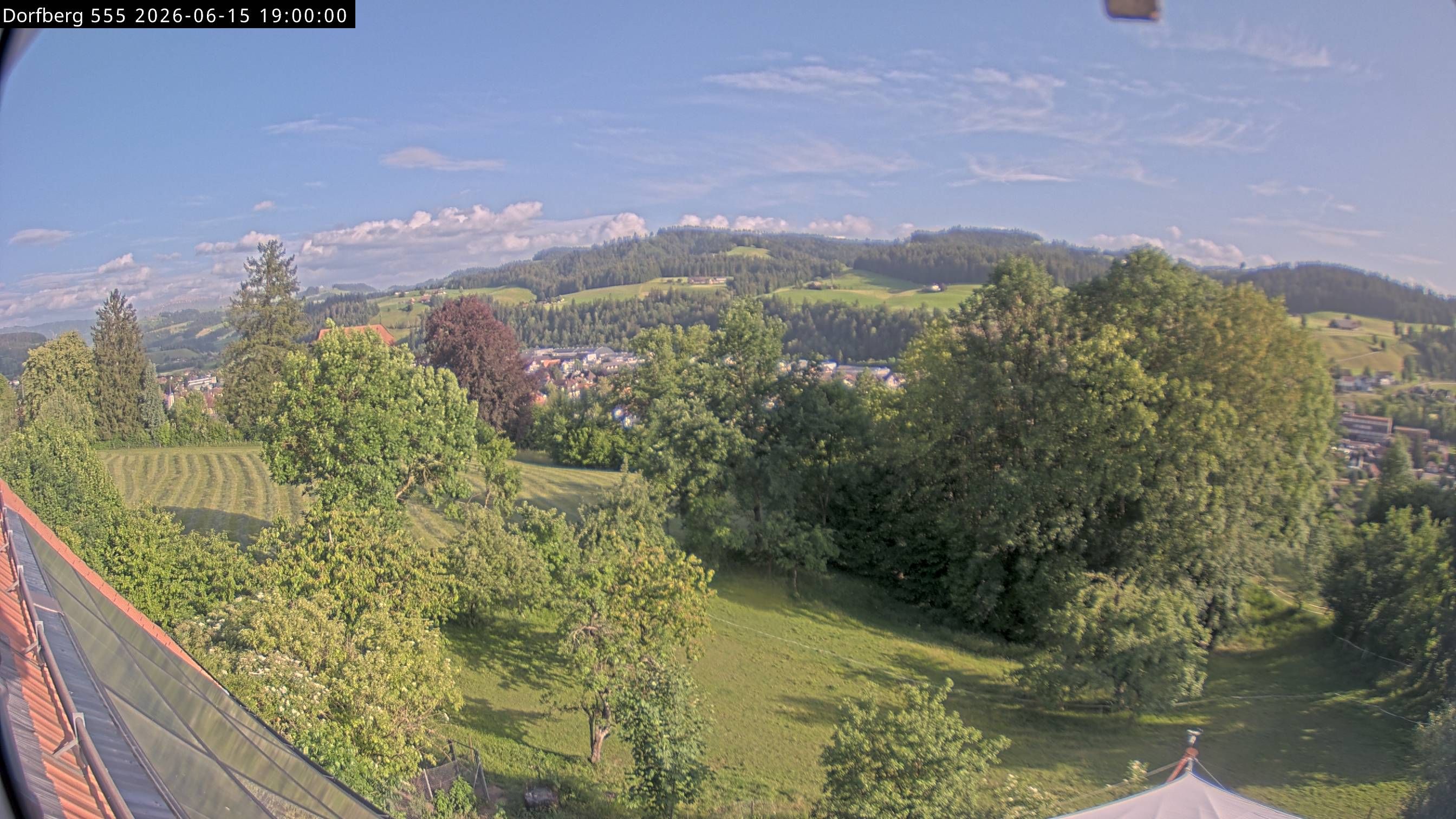 Langnau im Emmental › Südwesten: Aussicht vom Dorfberg in Langnau