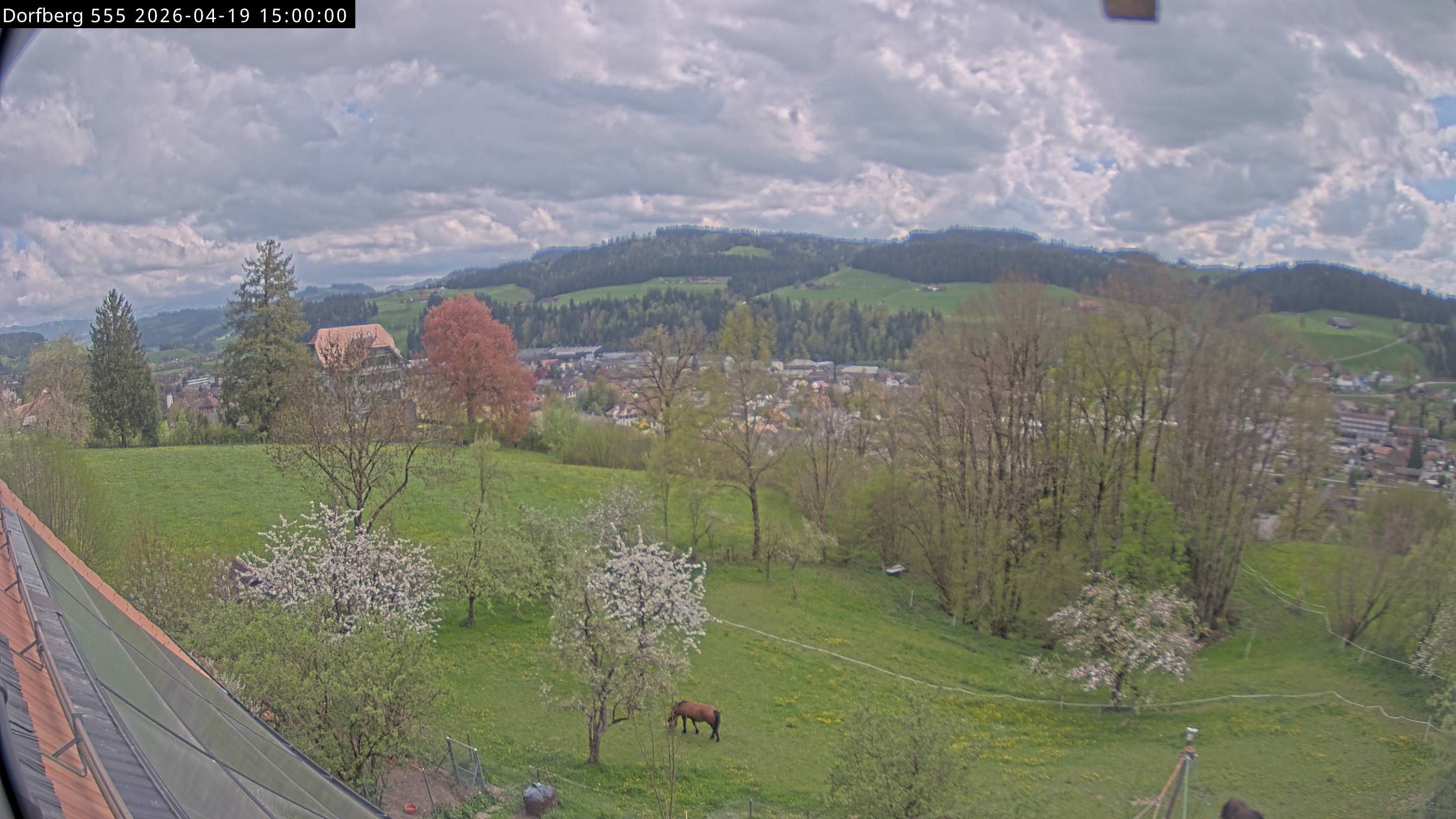 Langnau im Emmental: Aussicht vom Dorfberg in Langnau