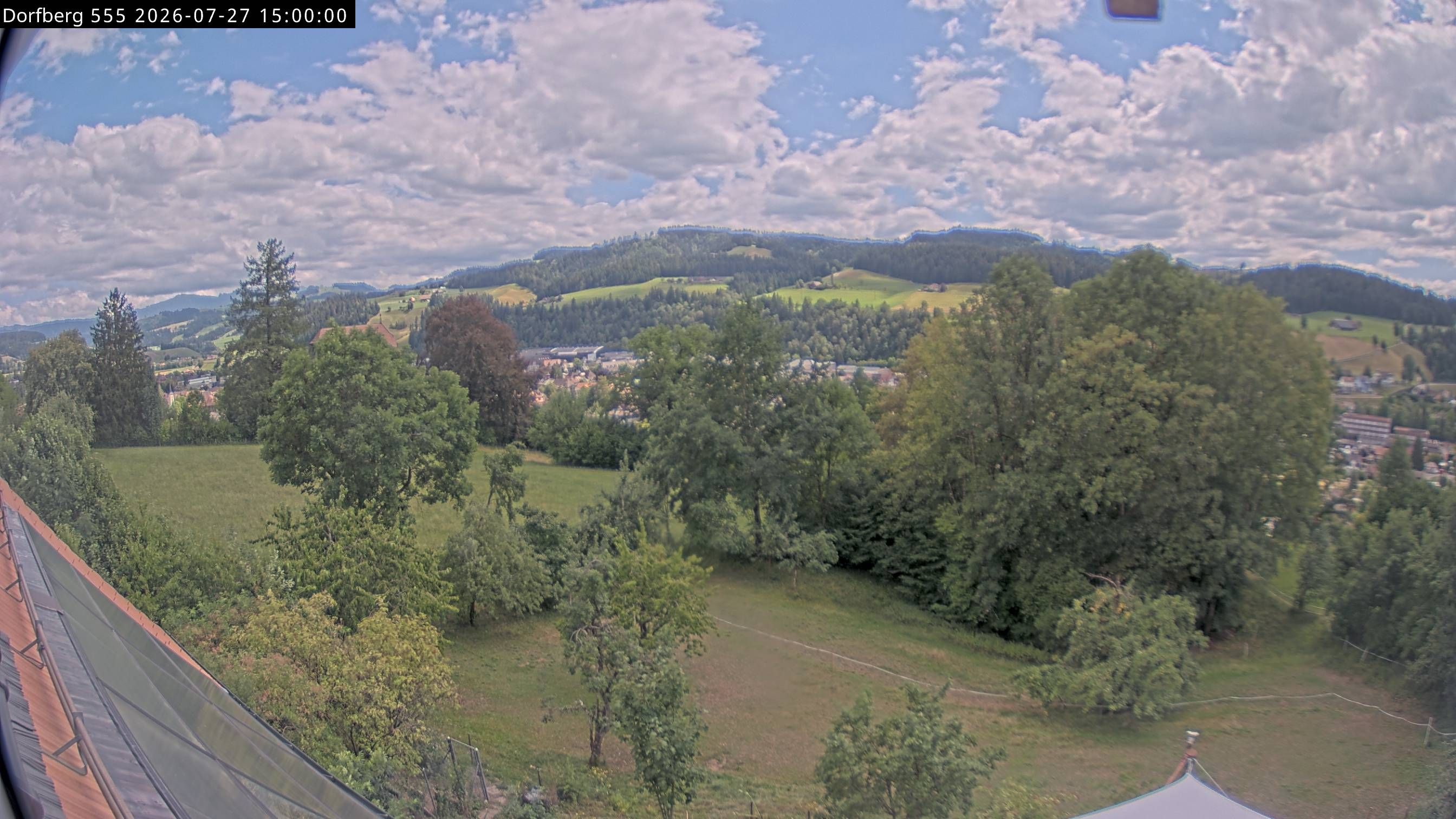 Langnau im Emmental › Südwesten: Aussicht vom Dorfberg in Langnau