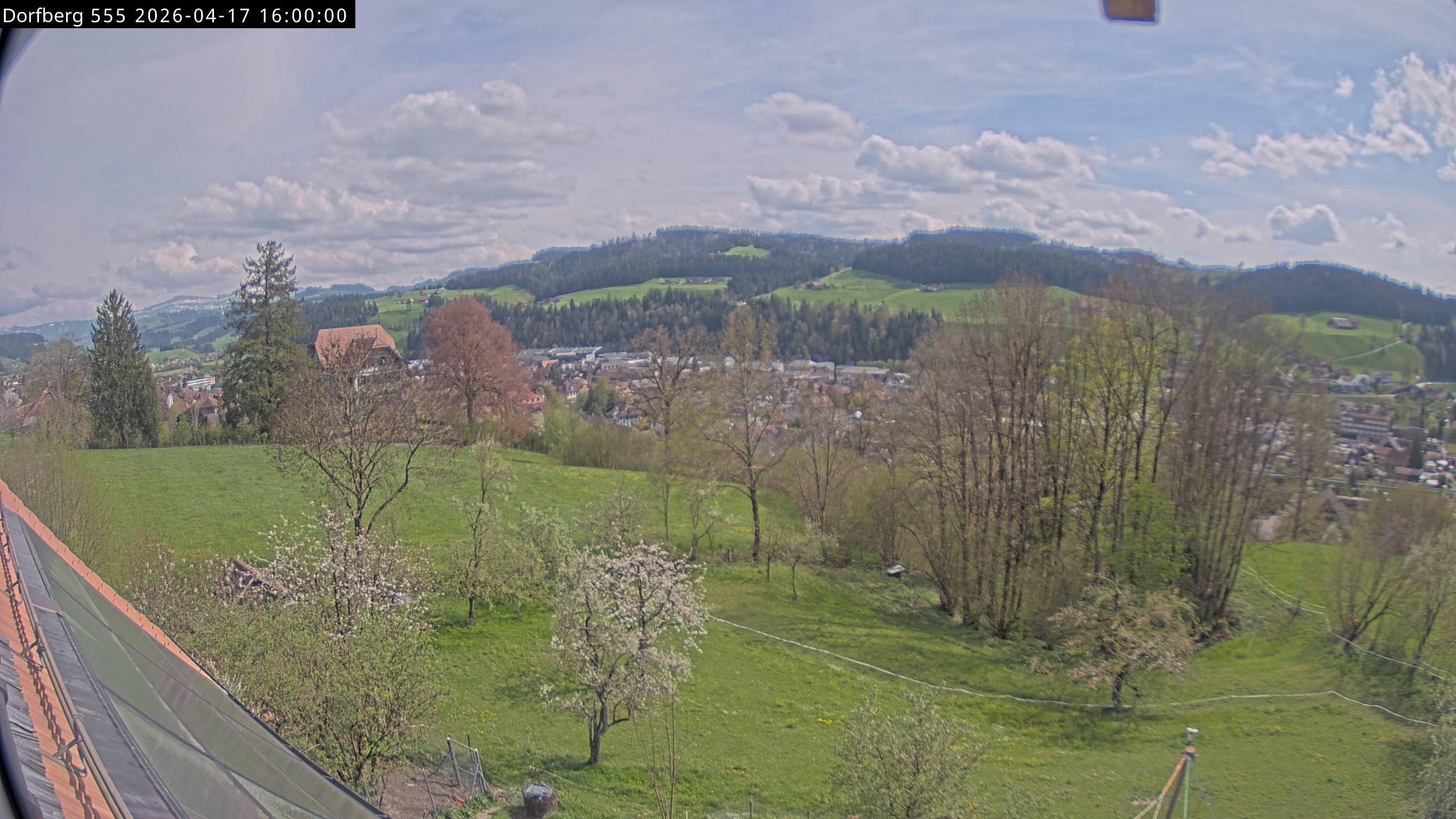Langnau im Emmental: Aussicht vom Dorfberg in Langnau