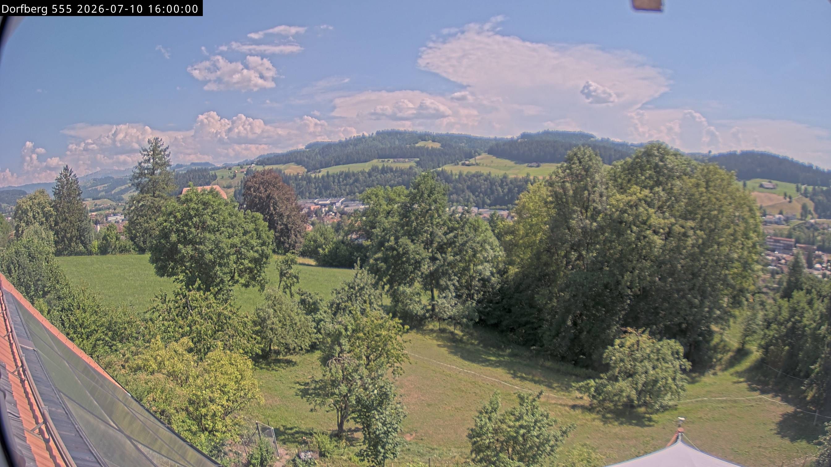 Langnau im Emmental › Südwesten: Aussicht vom Dorfberg in Langnau
