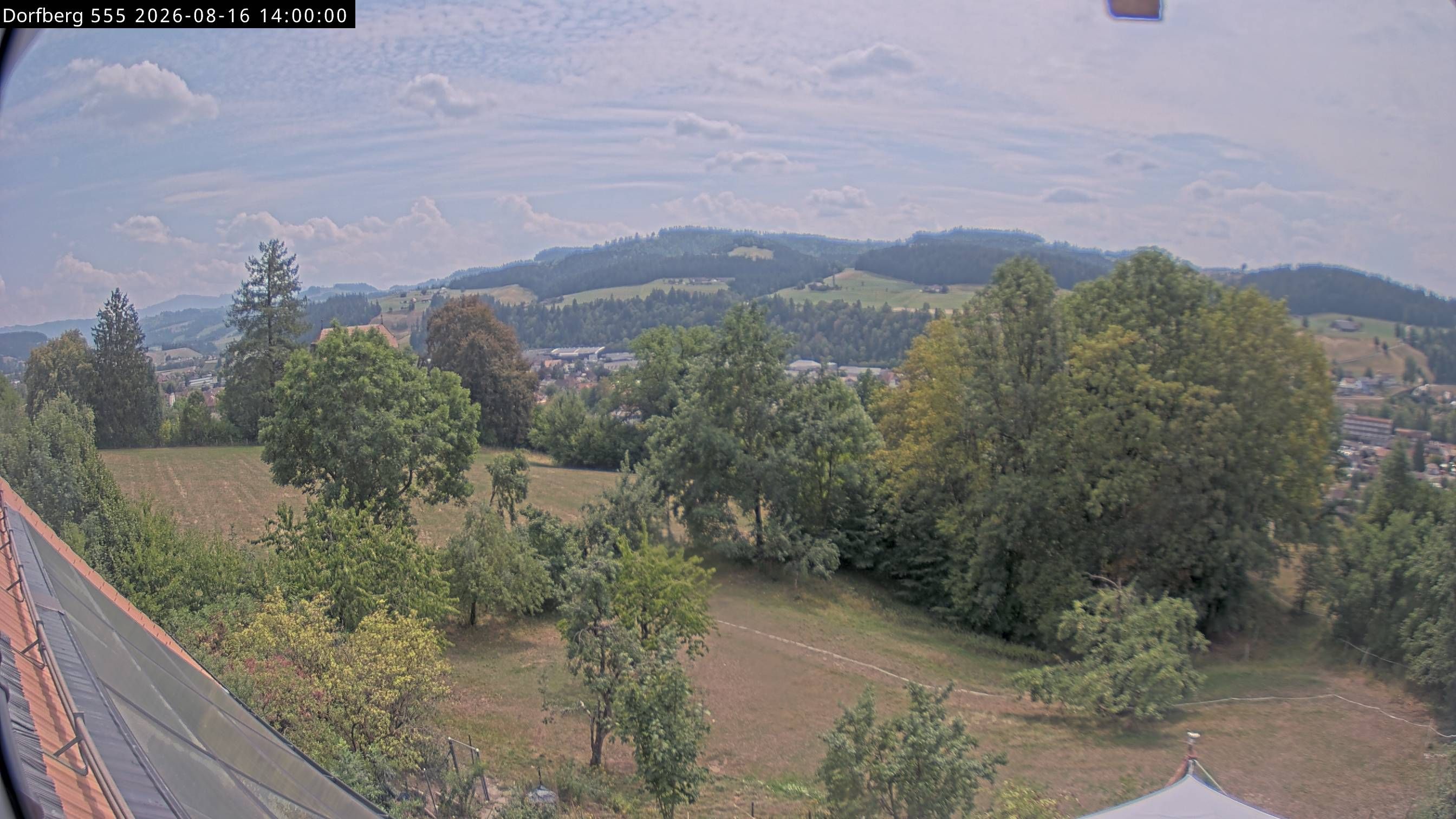 Langnau im Emmental › Südwesten: Aussicht vom Dorfberg in Langnau