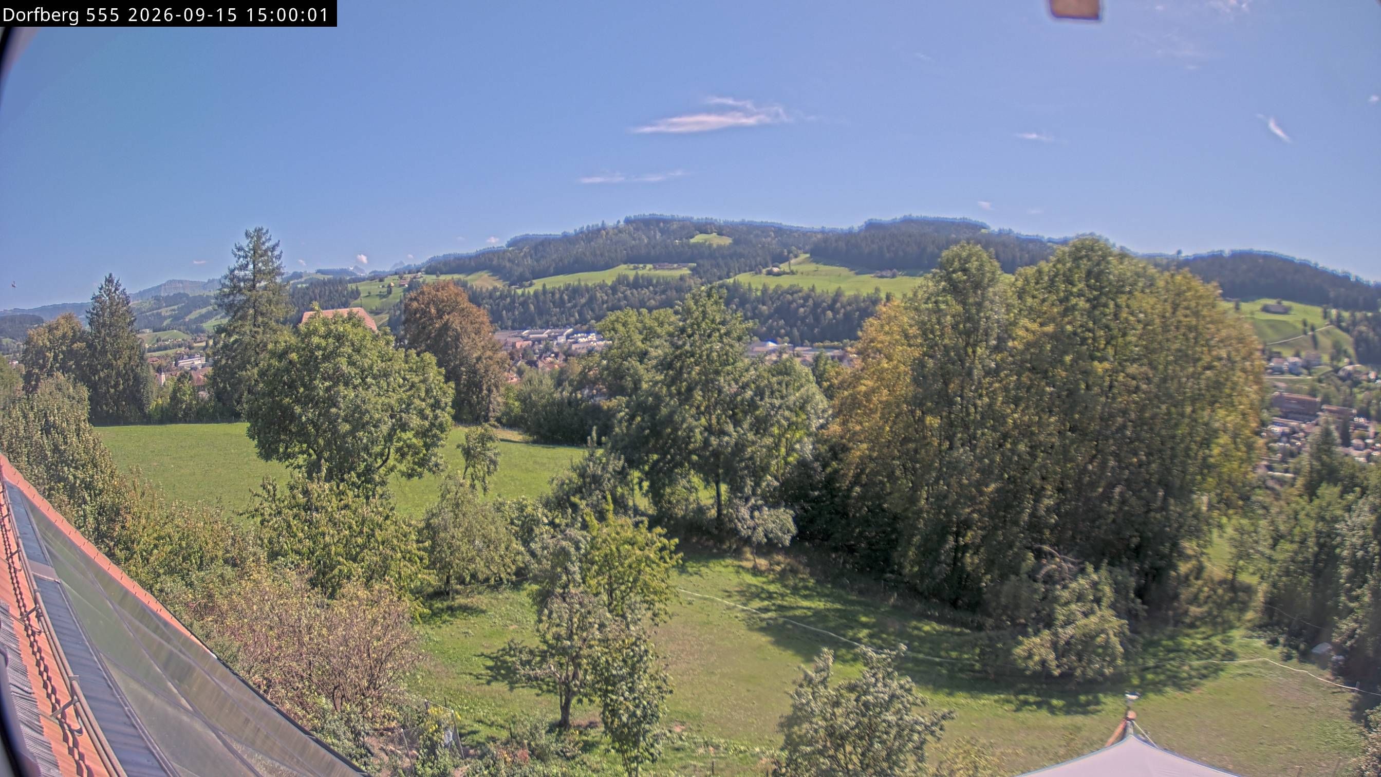 Langnau im Emmental › Südwesten: Aussicht vom Dorfberg in Langnau