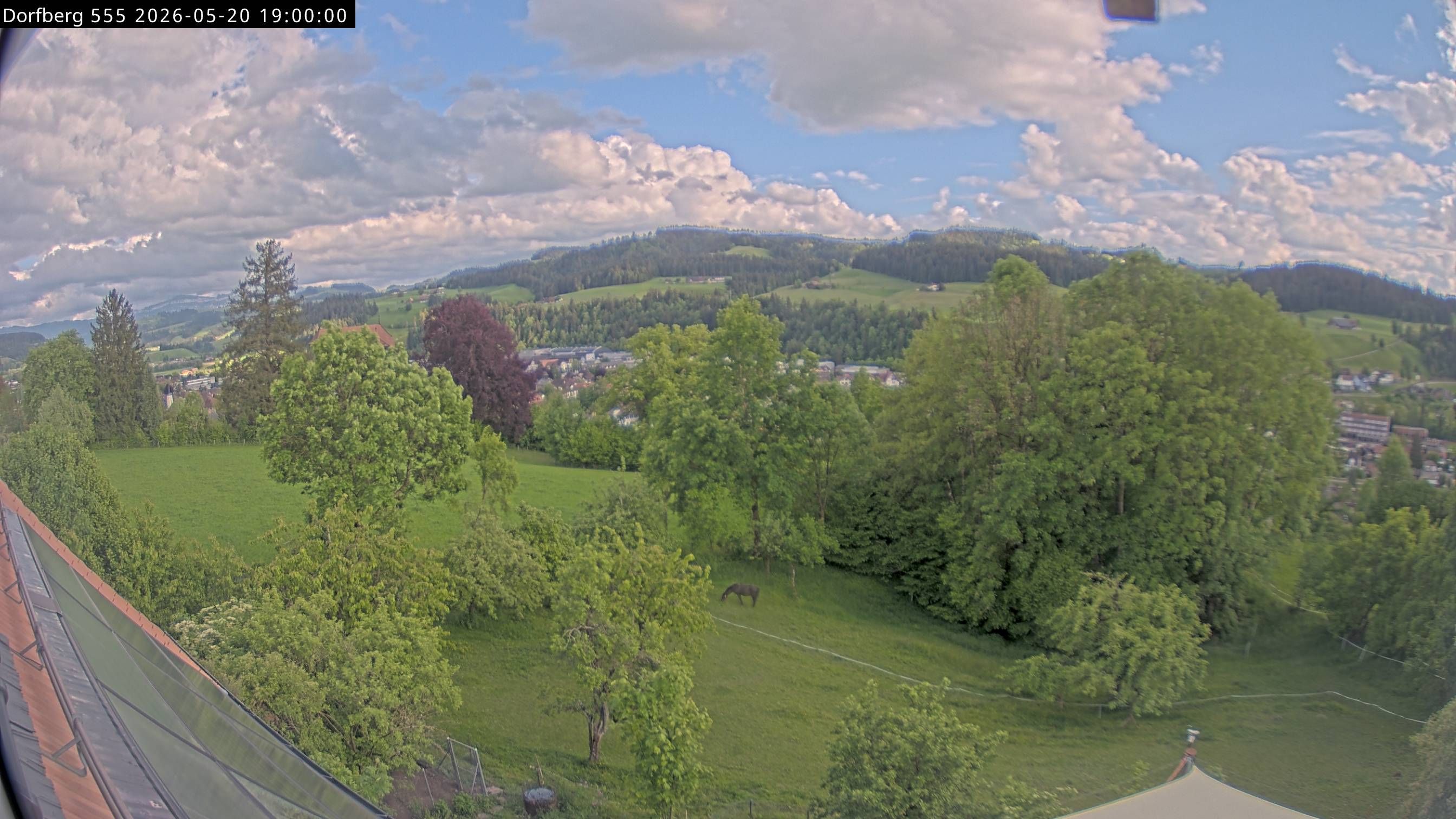 Langnau im Emmental: Aussicht vom Dorfberg in Langnau