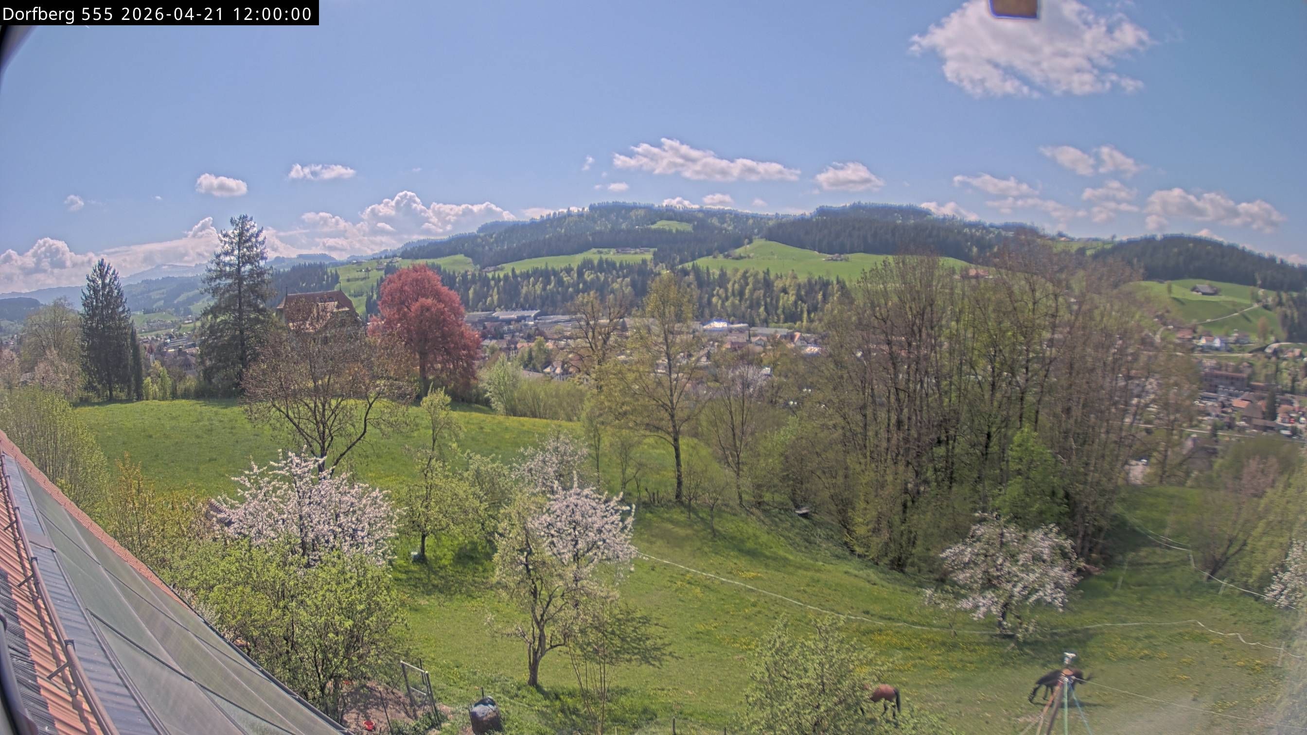 Langnau im Emmental: Aussicht vom Dorfberg in Langnau