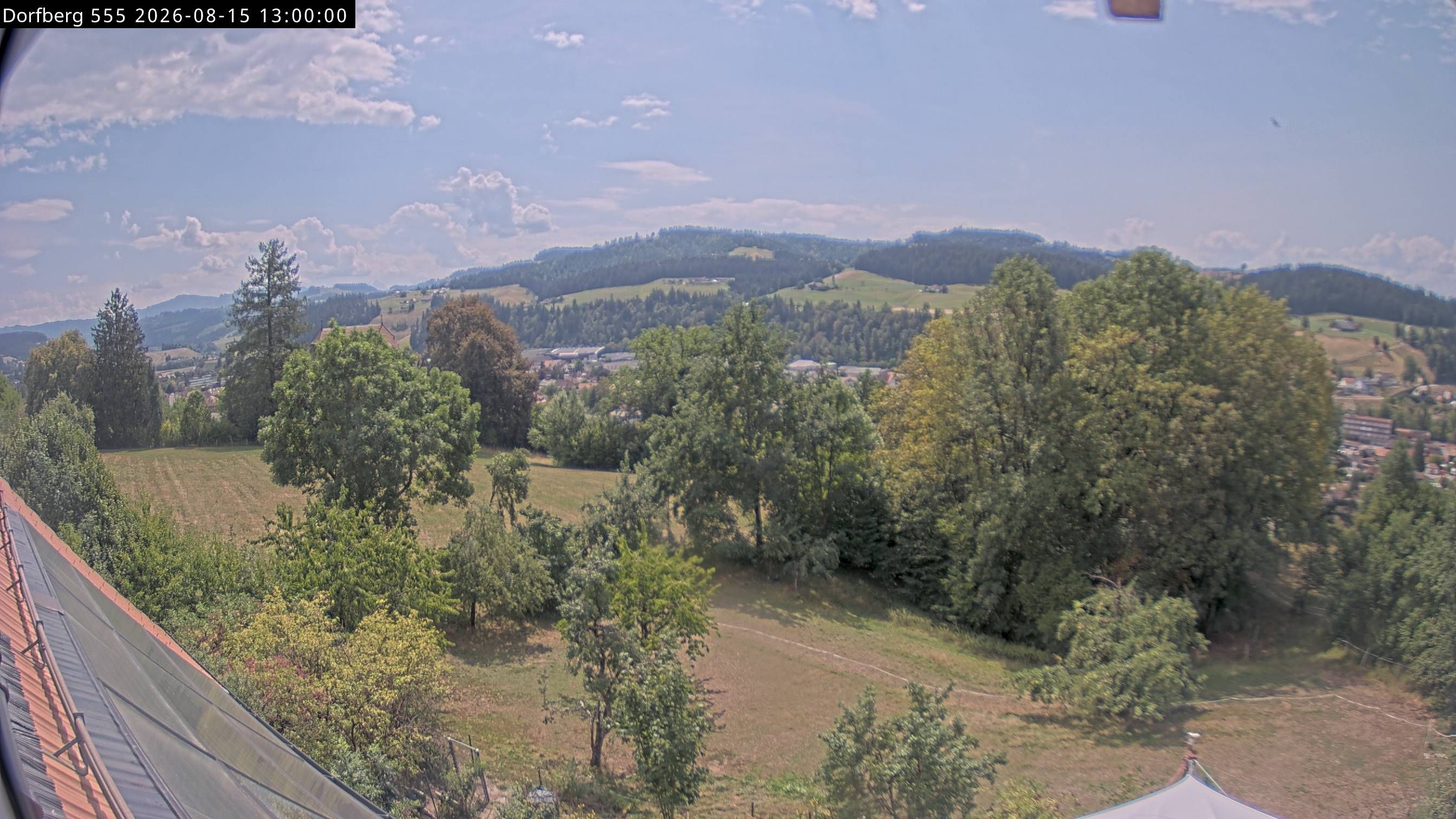 Langnau im Emmental › Südwesten: Aussicht vom Dorfberg in Langnau