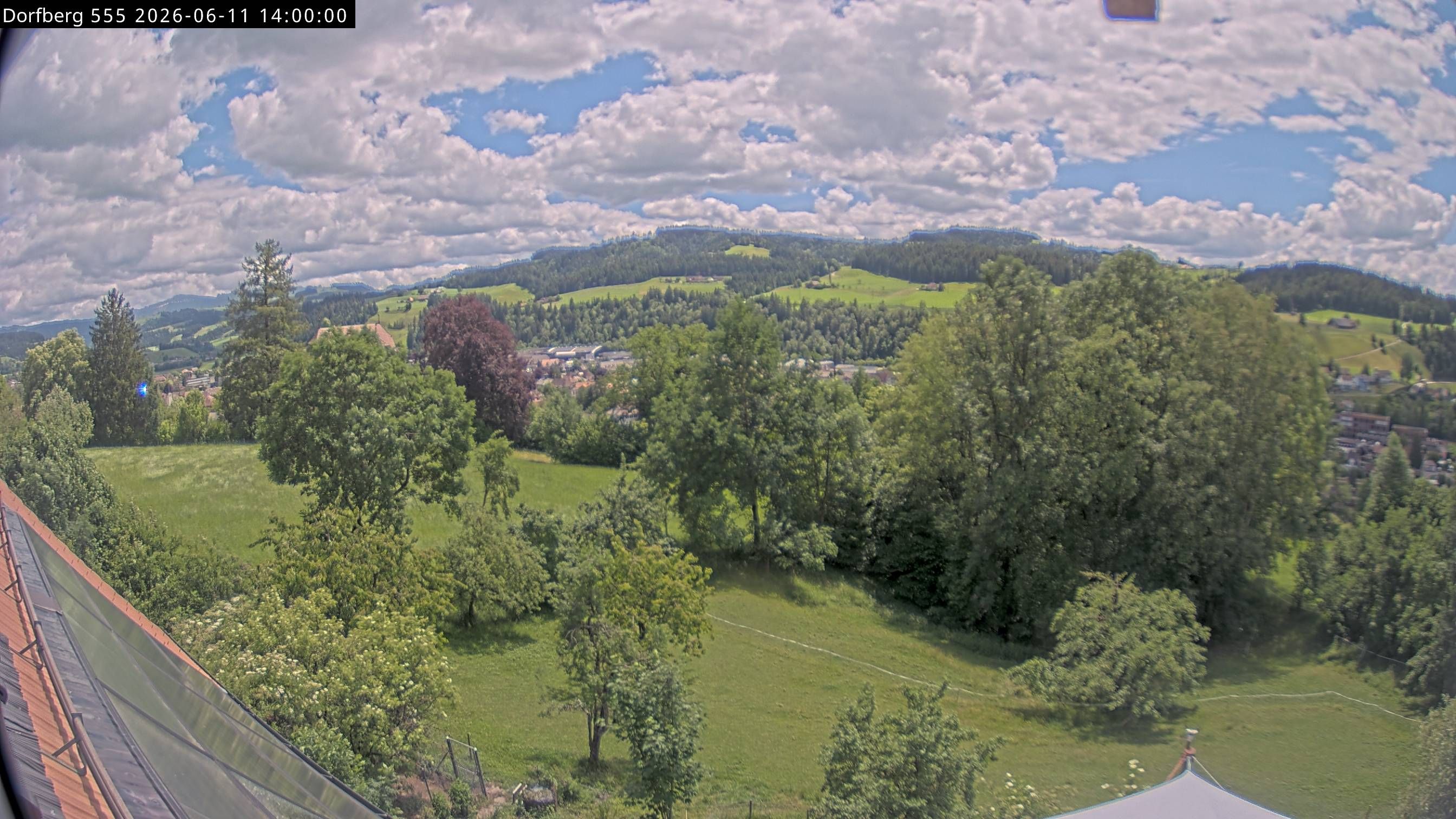 Langnau im Emmental › Südwesten: Aussicht vom Dorfberg in Langnau