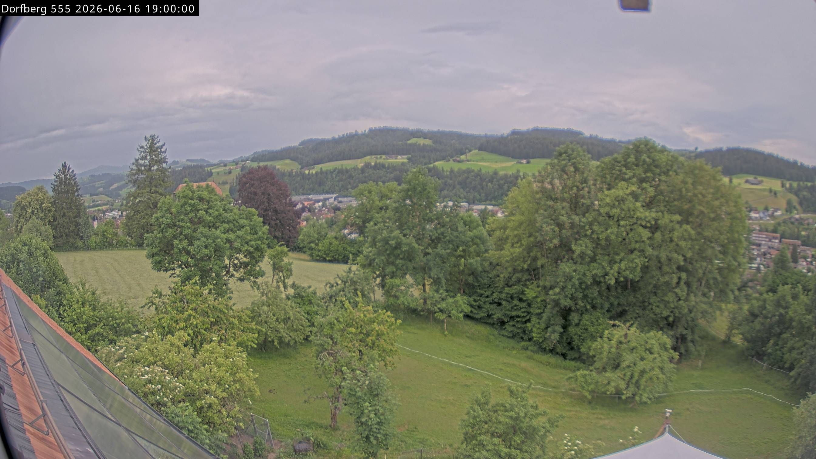Langnau im Emmental › Südwesten: Aussicht vom Dorfberg in Langnau