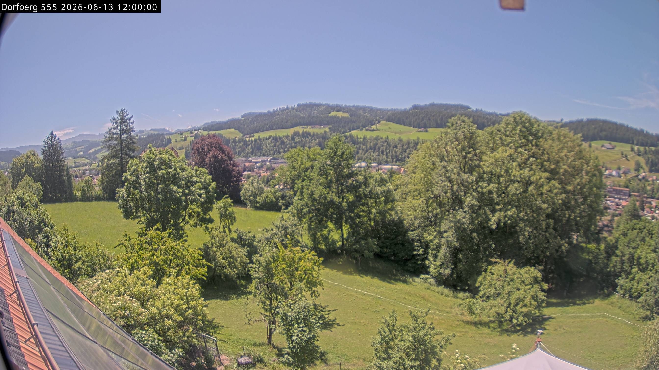 Langnau im Emmental › Südwesten: Aussicht vom Dorfberg in Langnau