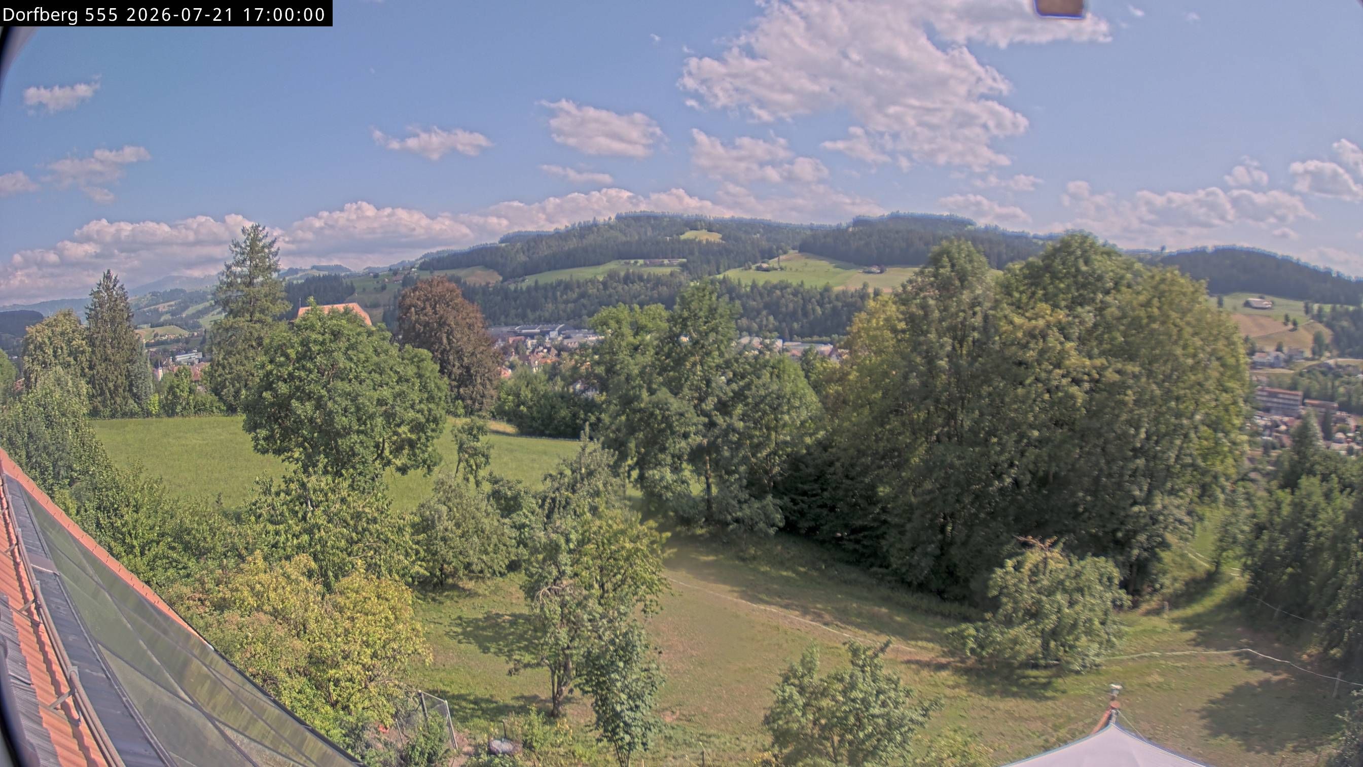 Langnau im Emmental › Südwesten: Aussicht vom Dorfberg in Langnau