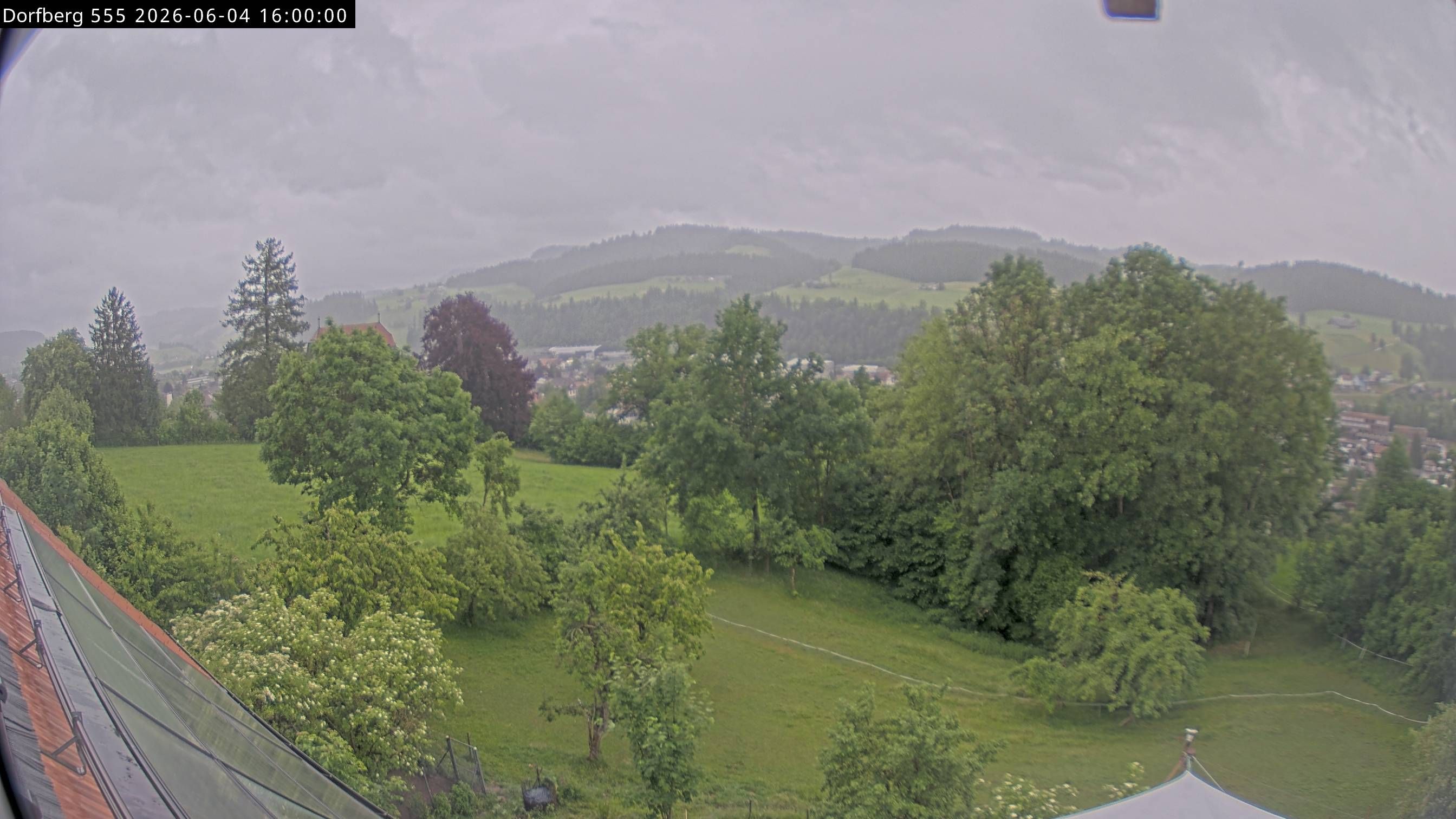 Langnau im Emmental: Aussicht vom Dorfberg in Langnau