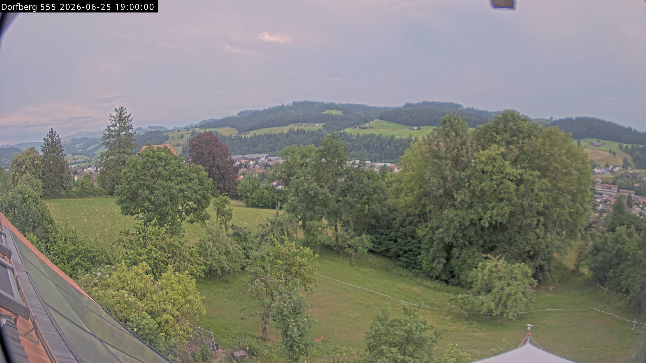 Langnau im Emmental › Südwesten: Aussicht vom Dorfberg in Langnau