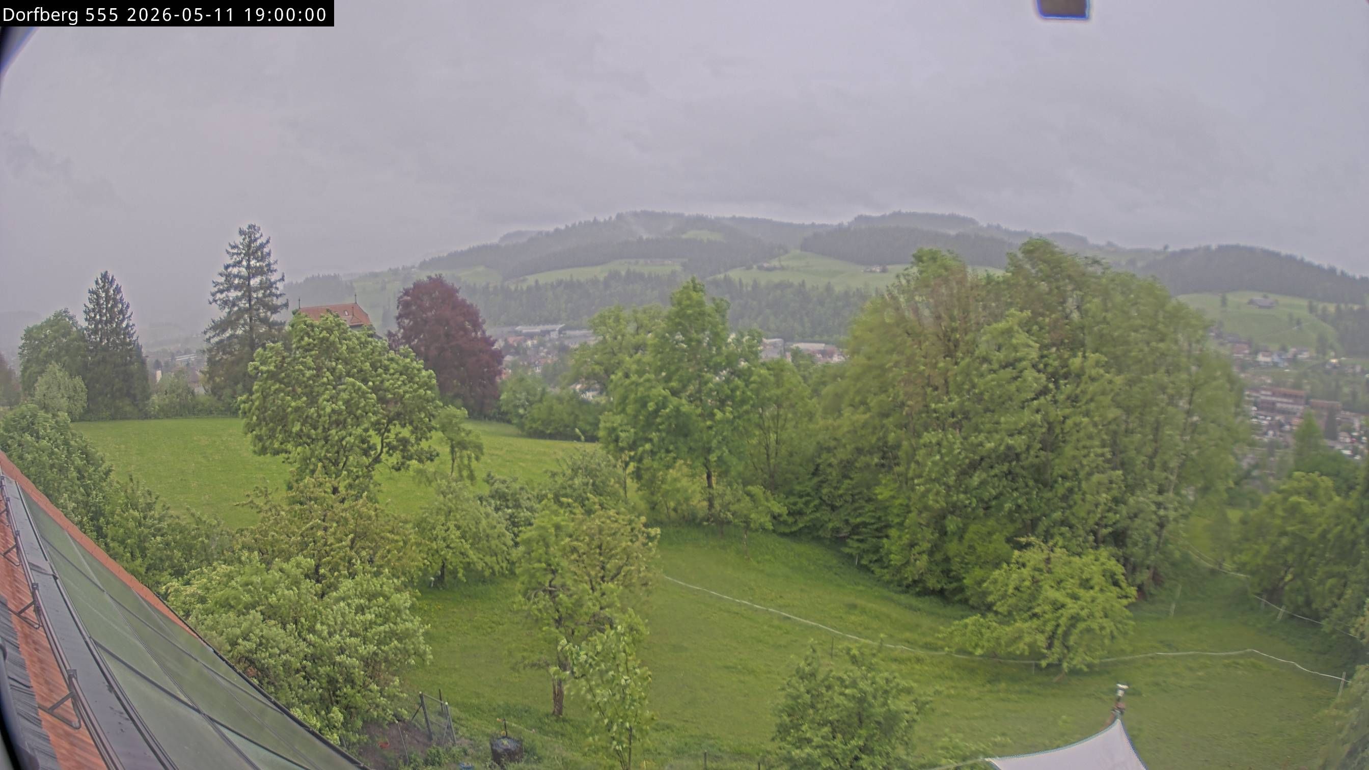 Langnau im Emmental: Aussicht vom Dorfberg in Langnau