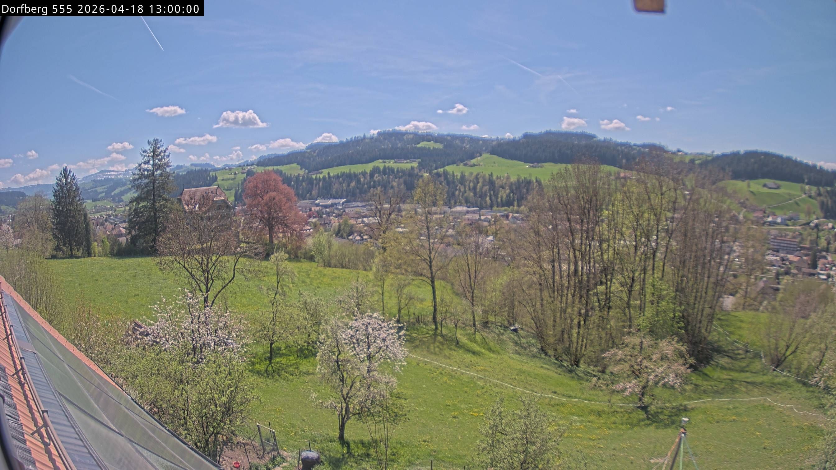 Langnau im Emmental: Aussicht vom Dorfberg in Langnau